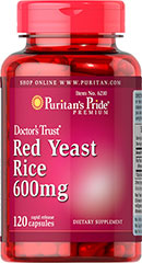 Red Yeast Rice 600 mg 120 Capsules