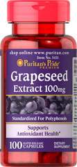 Grapeseed Extract 100 mg 100 Capsules